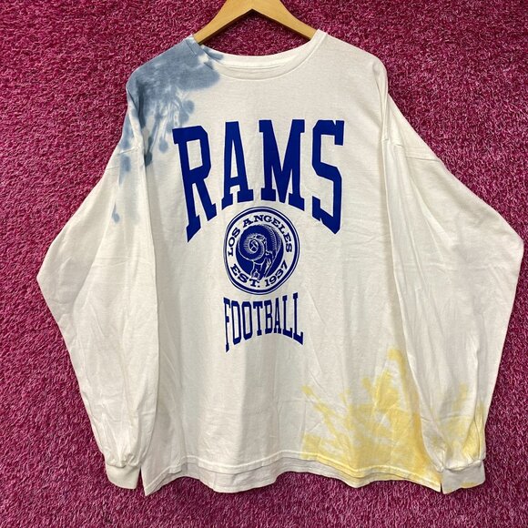 NFL Franchise NFC West Los Angeles Rams Tie-Dye Long Sleeve XXL - Picture 1 of 4